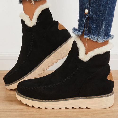 Elfriede boots med platåsula