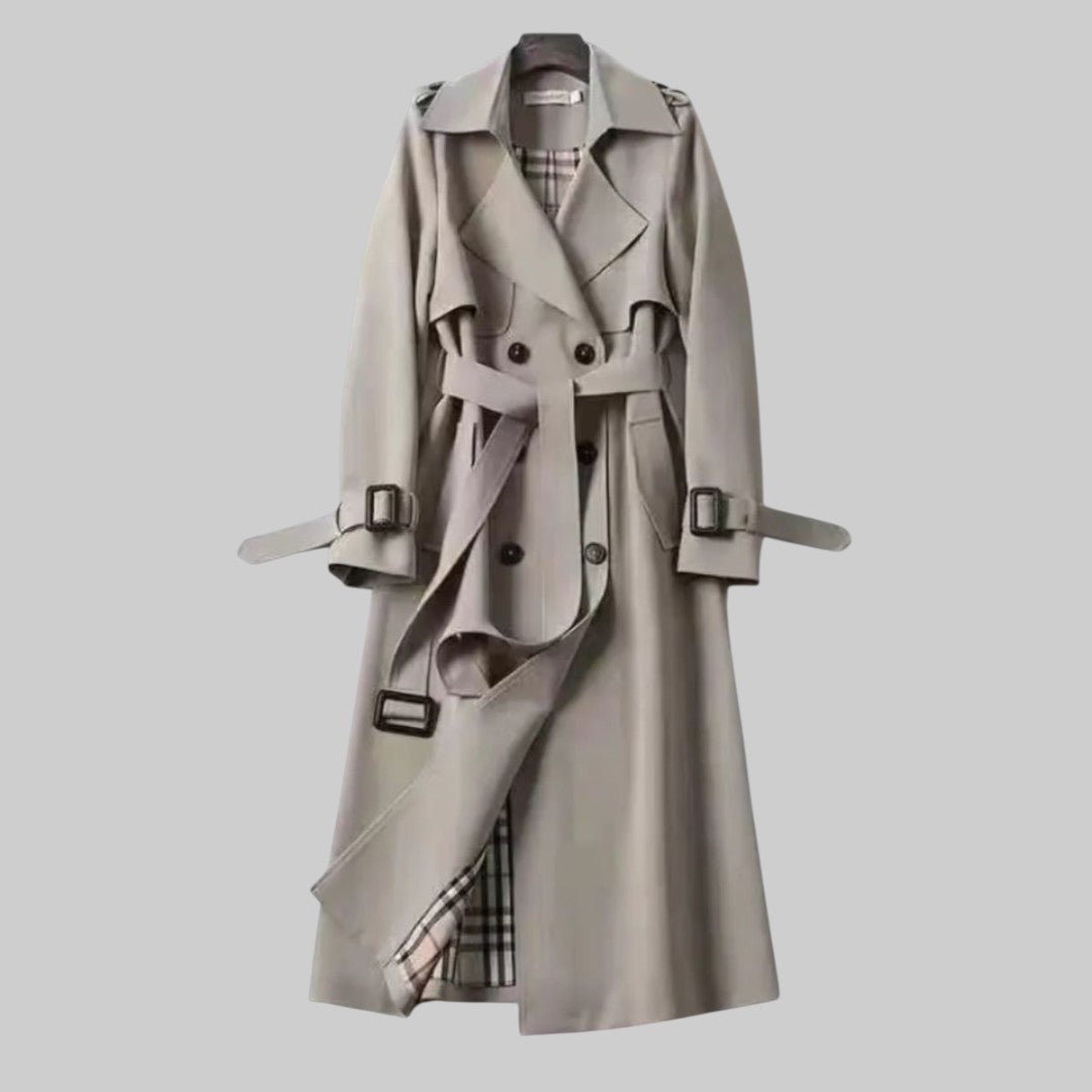 Helga trenchcoat med skärp