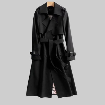 Helga trenchcoat med skärp