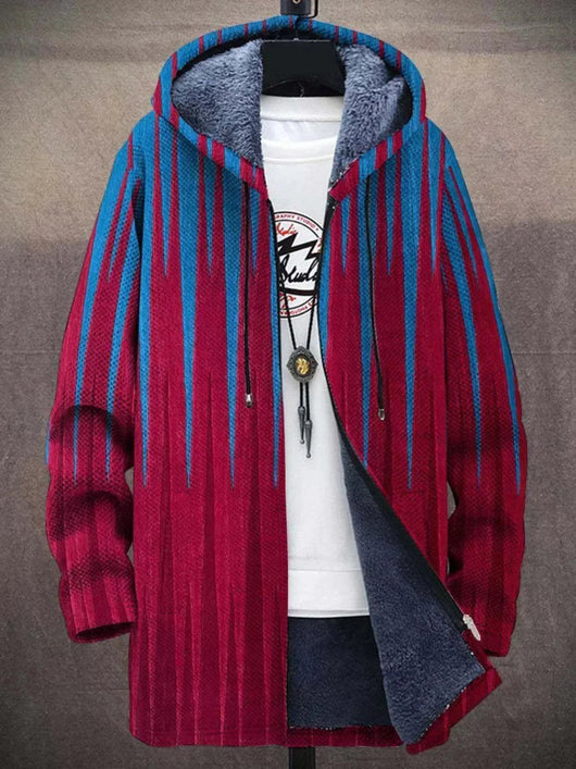 Leonie stickad kofta i fleece