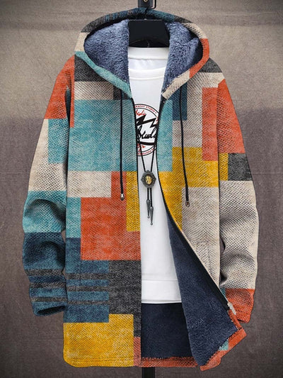 Leonie stickad kofta i fleece