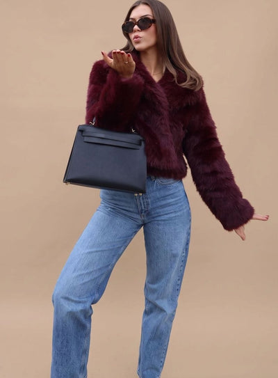 Elisabeth kappa i denim
