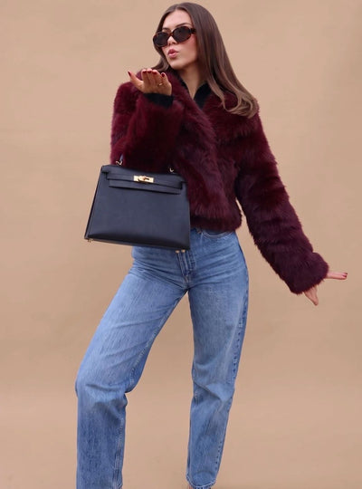 Elisabeth kappa i denim