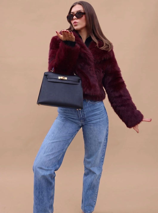 Elisabeth kappa i denim