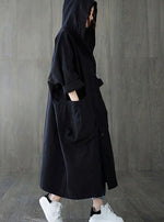 Clara trenchcoat med huva med fickor
