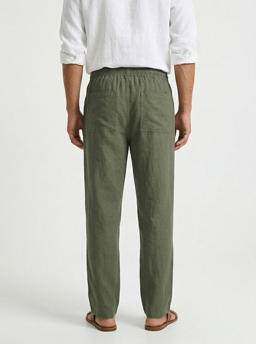 Costa byxor i linne