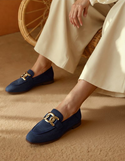 Duchess loafers i läder