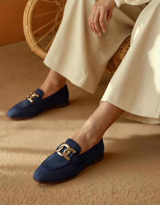 Duchess loafers i läder