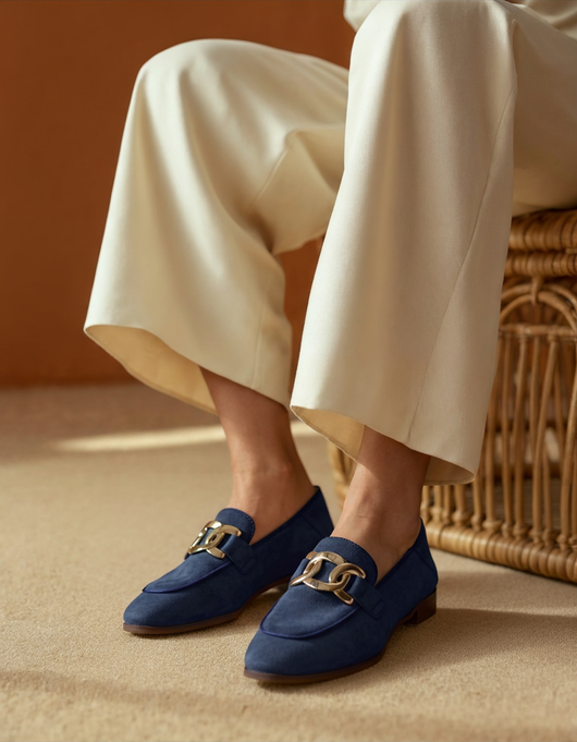 Duchess loafers i läder