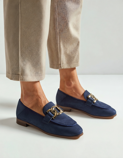 Duchess loafers i läder