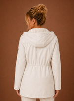 Parka med huva och fleecefoder