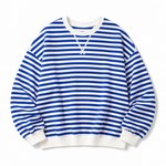 Poppy oversizad sweatshirt med ränder