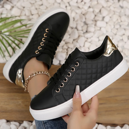 Marion sneakers med quiltad