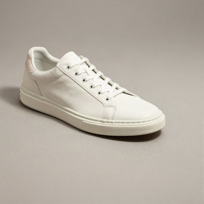 Ronja sneaker i mockalook – Vit