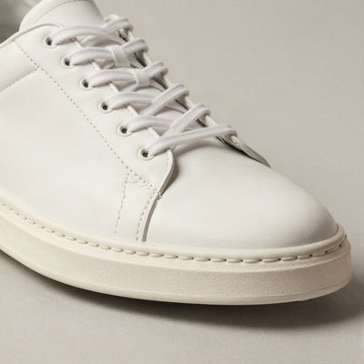 Ronja sneaker i mockalook – Vit