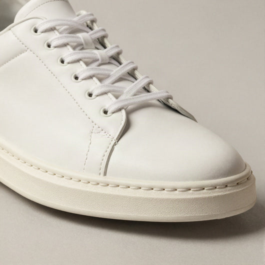 Ronja sneaker i mockalook – Vit