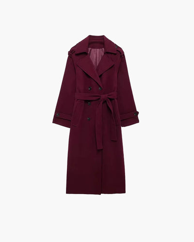 Sabine trenchcoat i ull