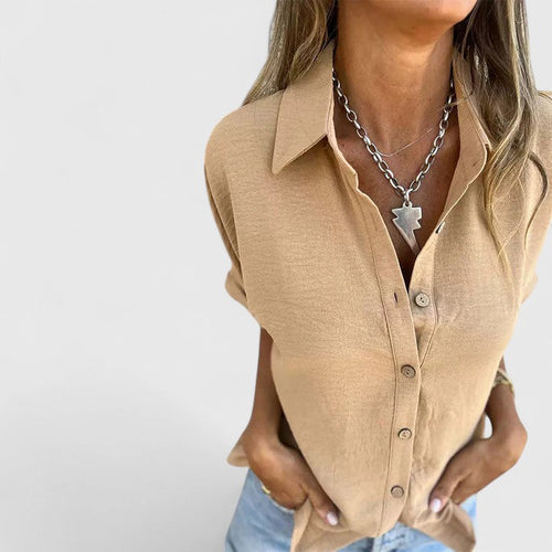 Helene blus i denim