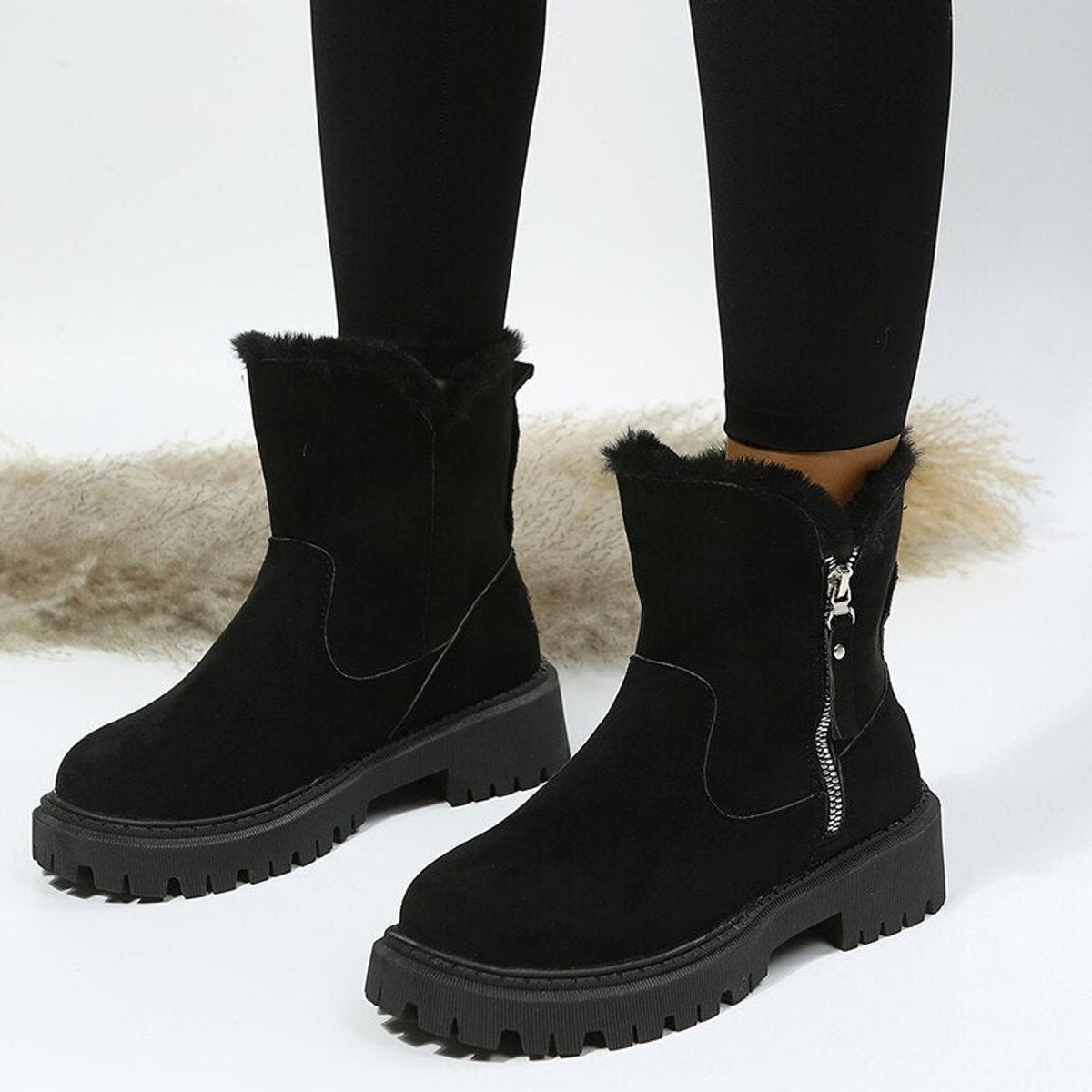 Amelie boots i läder