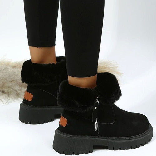 Emilia boots i läder med fodrad