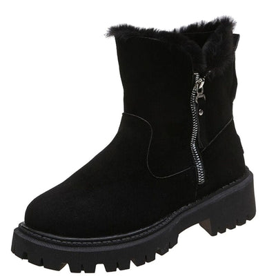 Emilia boots i läder med fodrad