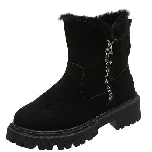 Emilia boots i läder med fodrad