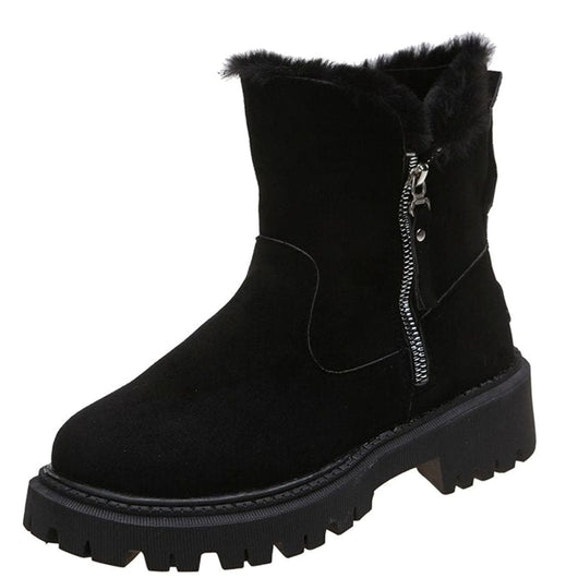 Emilia boots i läder med fodrad