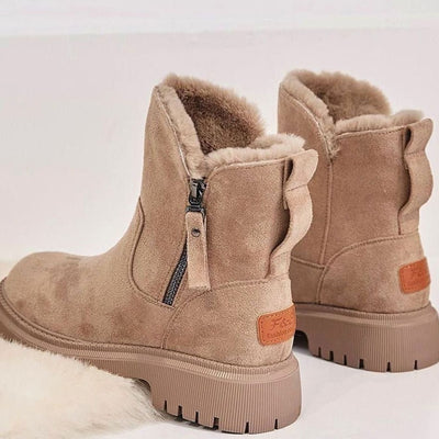 Emilia boots i läder med fodrad