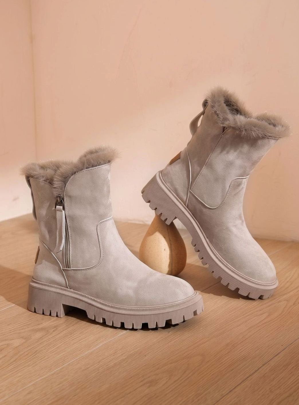 Marlene boots i fuskpäls