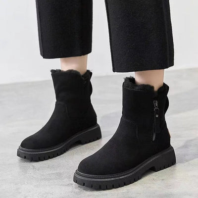 Marlene boots med dragkedja