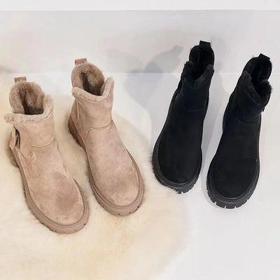 Marlene boots med dragkedja