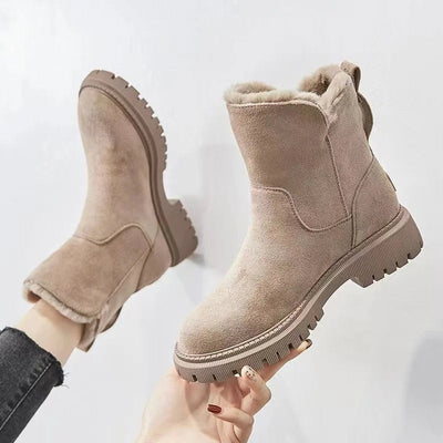 Marlene boots med dragkedja