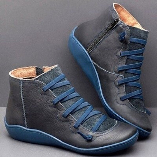 Leonie boots i konstläder – grön