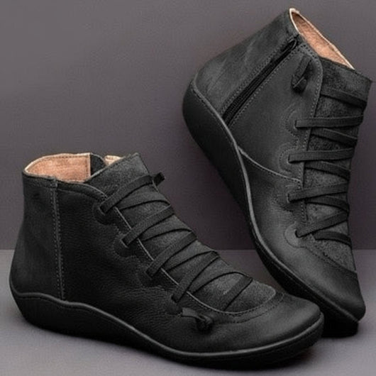 Leonie boots i konstläder – grön