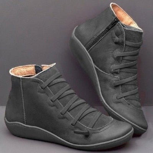 Leonie boots i konstläder – grön