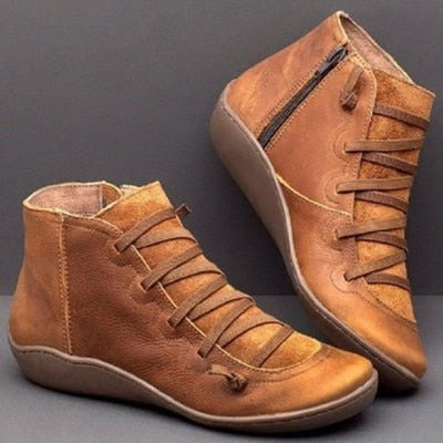 Leonie boots i konstläder – grön