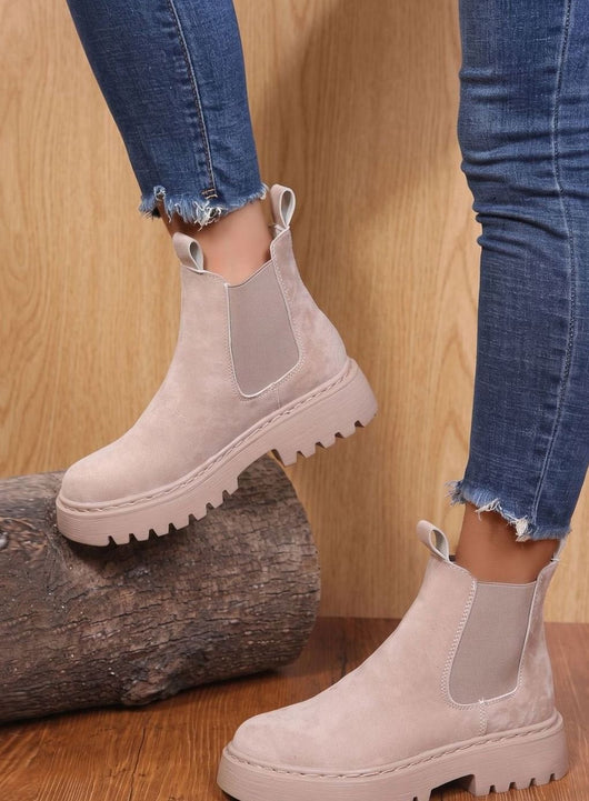 Greta boots i läder
