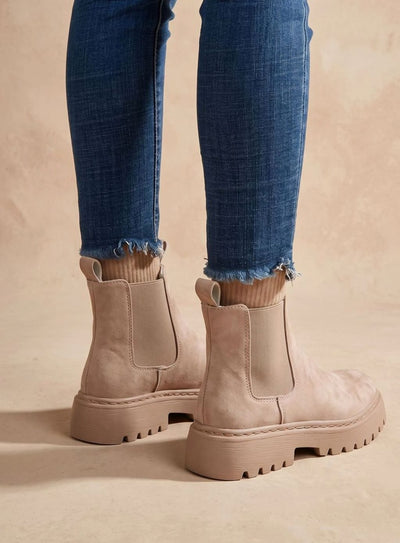 Greta boots i läder