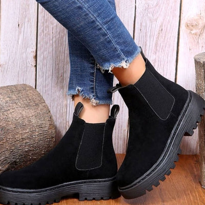 Greta boots i läder