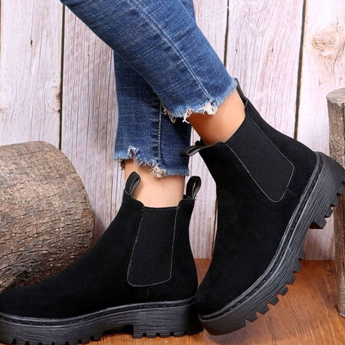 Greta boots i läder