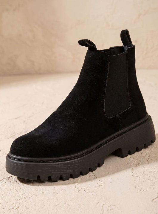 Greta boots i läder