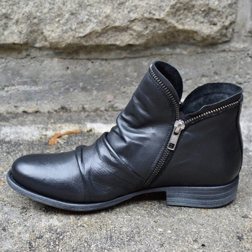 Charlotte boots i konstläder