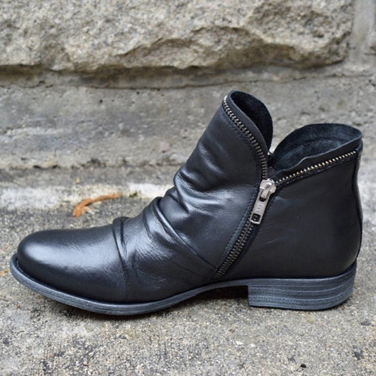 Charlotte boots i konstläder