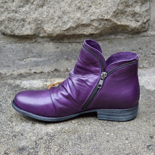 Charlotte boots i konstläder