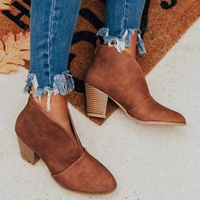 Marlene boots i konstläder