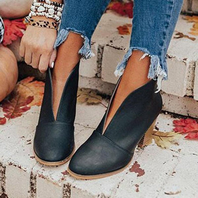 Marlene boots i konstläder