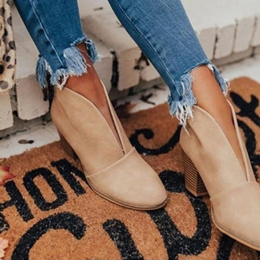 Marlene boots i konstläder