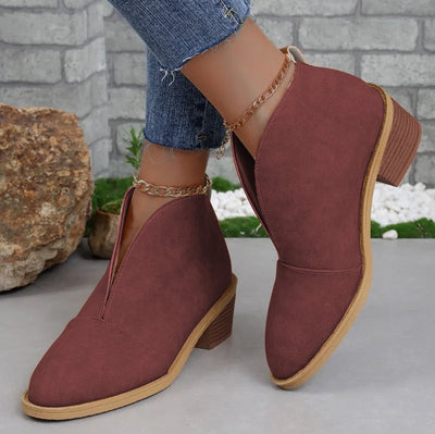 Marlene boots i konstläder