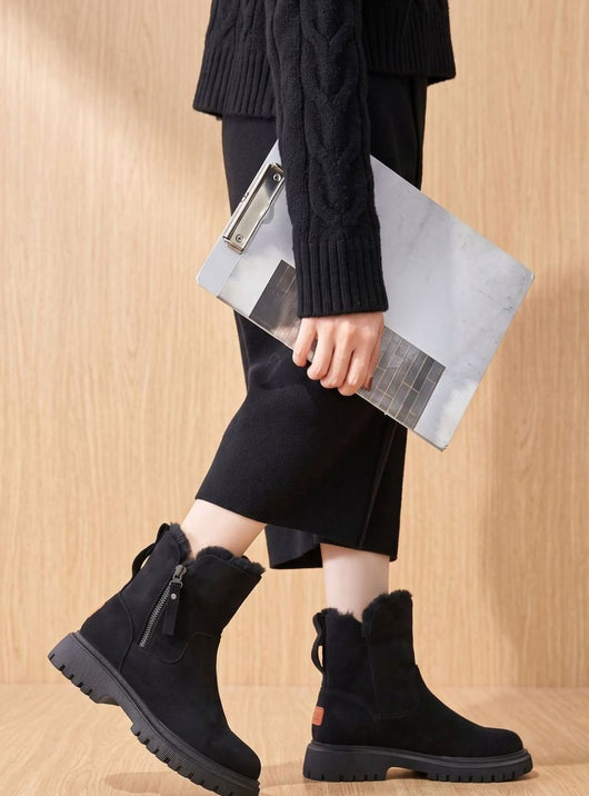 Leonie boots i läder