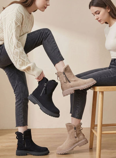 Leonie boots i läder